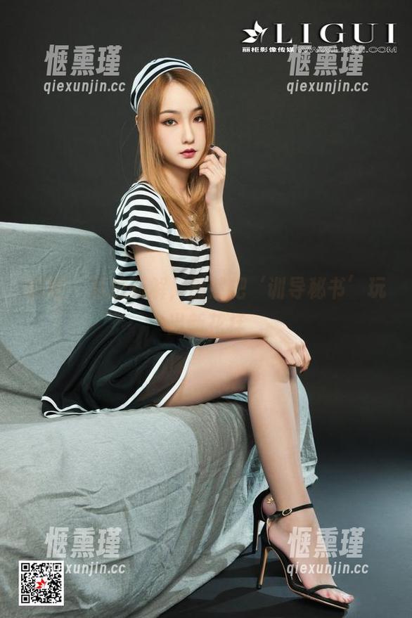 丽柜-然然 丽柜 - 私拍新解,然然把‘训导秘书’玩出新花样